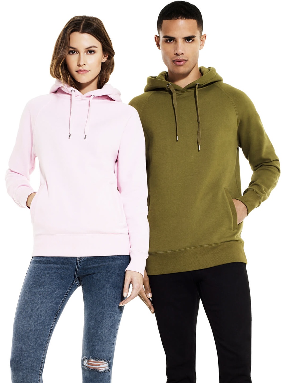 Unisex Style Hooded Sweatshirt