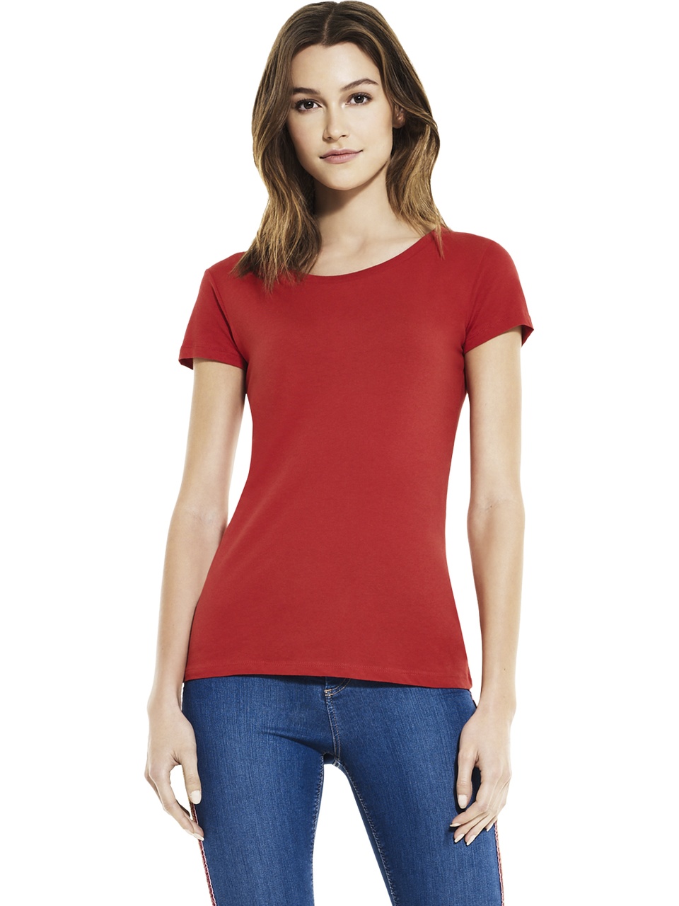 Womens Regular Fit Round Neck T-Shirt