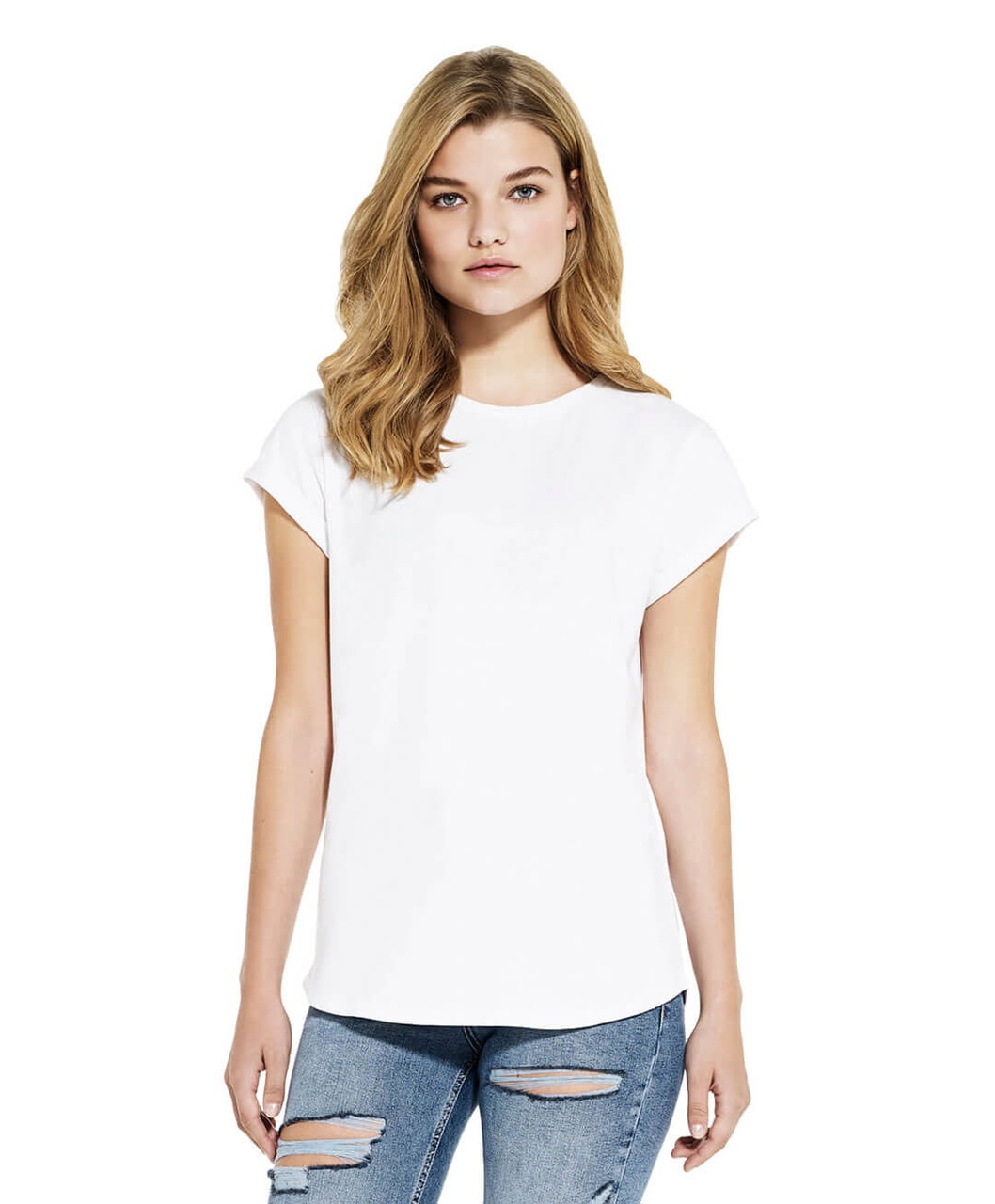 Womens Rolled Sleeve